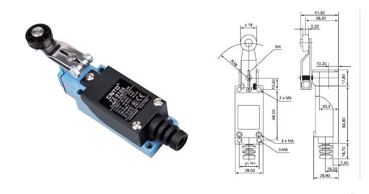 4 шт./лот высокое качество CNTD TZ-8104 концевой выключатель/микро переключатель