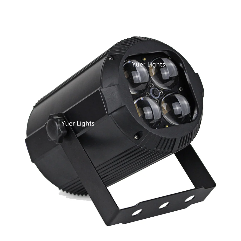 2019 أحدث التكبير الاسمية أضواء 4X10 W RGBW 4IN1 كشاف لمبات LED مسطح أضواء DJ ديسكو مصباح KTV بار حزب الخلفية شعاع غسل العارض