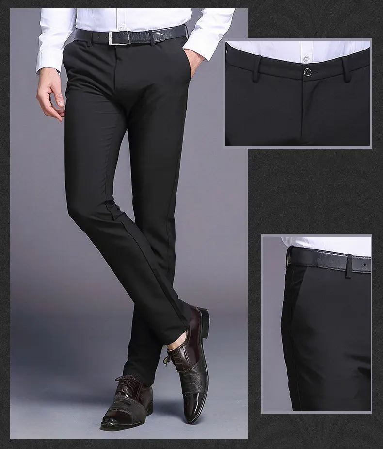 MRMT 2018 бренд Для мужчин брюки новый бизнес досуг прямой коробка костюм брюки Для мужчин; повседневные штаны брюки