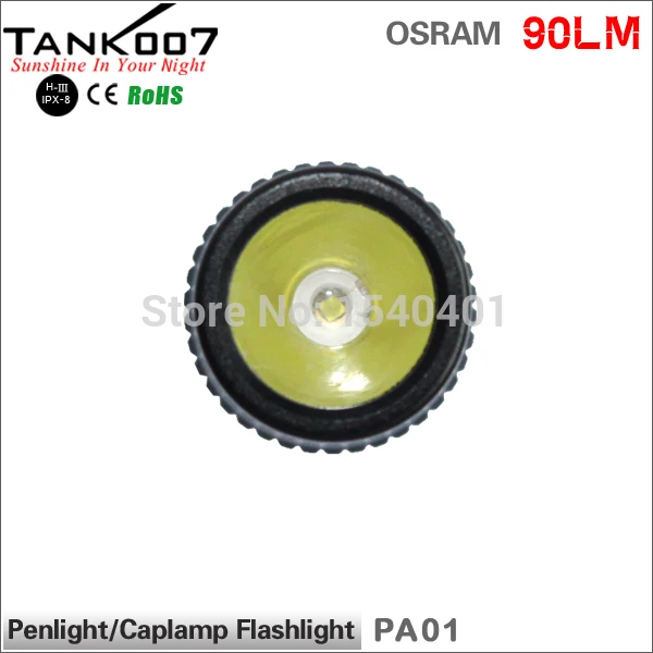 

TANK007 PA01 Mini LED Flashlight OSRAM 90LM 1 Switch Mode Lamp Mini Flashlight Led Torch, Free shipping