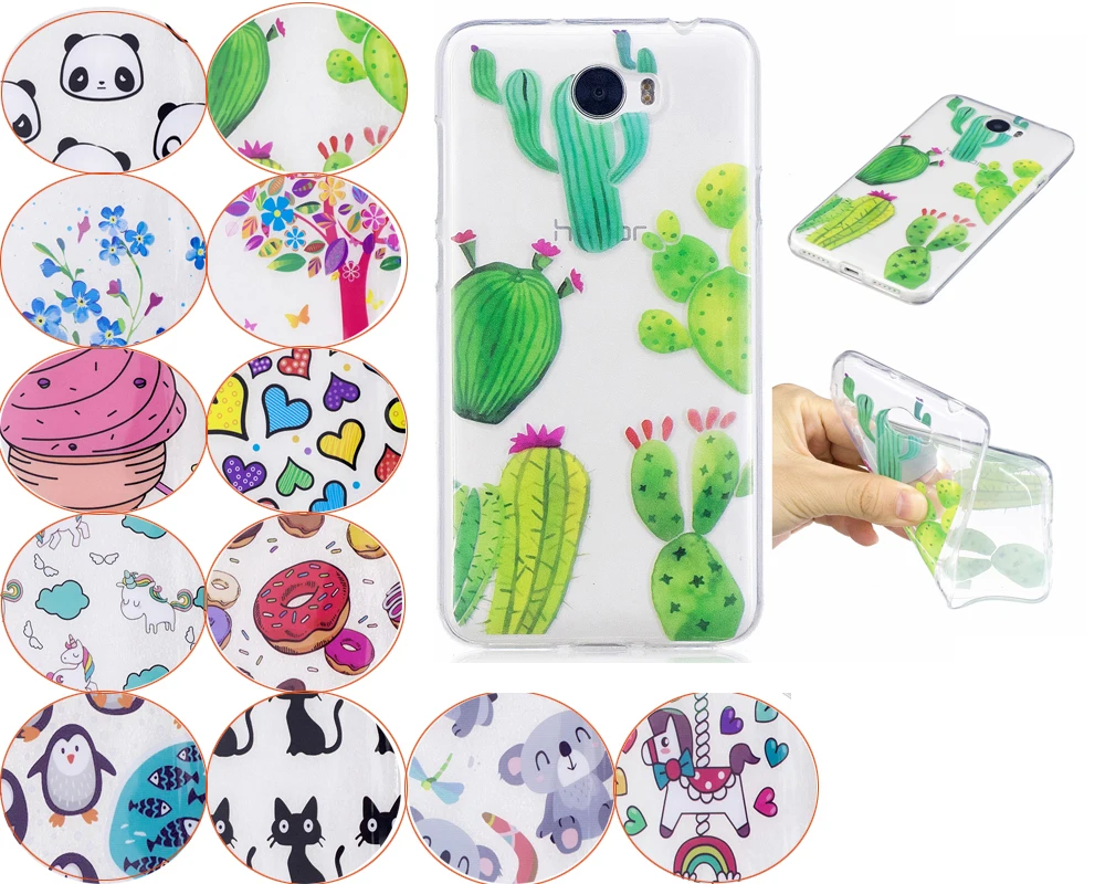 Transparent TPU CUN-L21 Case for Huawei Y5ii Y5 II 2 CUN U29 L21 L01 Silicon Cover CUN-U29 CUN-L01 Y52 Phone Frame | Мобильные