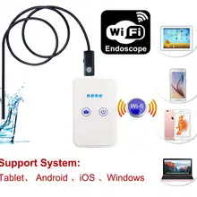 Беспроводной Wi-Fi 8 мм эндоскоп камера для IOS эндоскоп Wi-Fi USB Android бороскоп осмотр водонепроницаемый Змеиный кабель камера