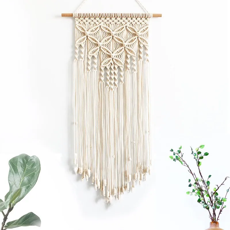 

Tapestry Wall Hanging Cotton Organization Butterfly Pattern Tapestry Hanging Bohemia Living Room Hang Decoration G010