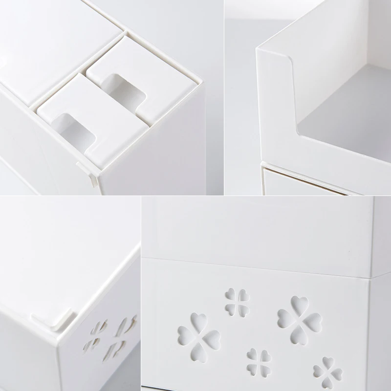 Multi Layer Drawer Makeup Organizer Women Cosmetic Jewelry Lipstick Make Up Brush Container Dressing Table Sundries Storage