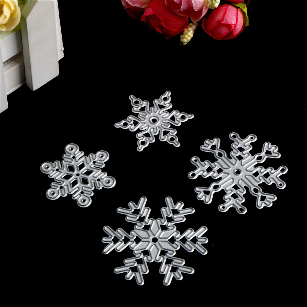 Winter Snowflake Metal Cutting Dies Embossing Stencil Cut Die for Stencil Decorative Scrapbooking Decoration Stencils