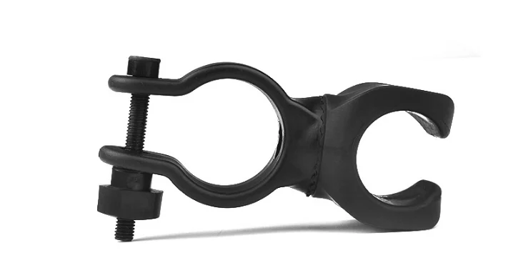 Flash Deal MEROCA Bicycle clip light frame 360 degree rotating car holder flashlight clip bicycle light clip flashlight bracket 3