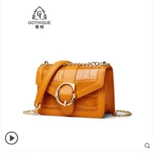 gete 2019 new 2018 new crocodile leather women's bag large capacity single shoulder cross body bag leather ladies fashion small