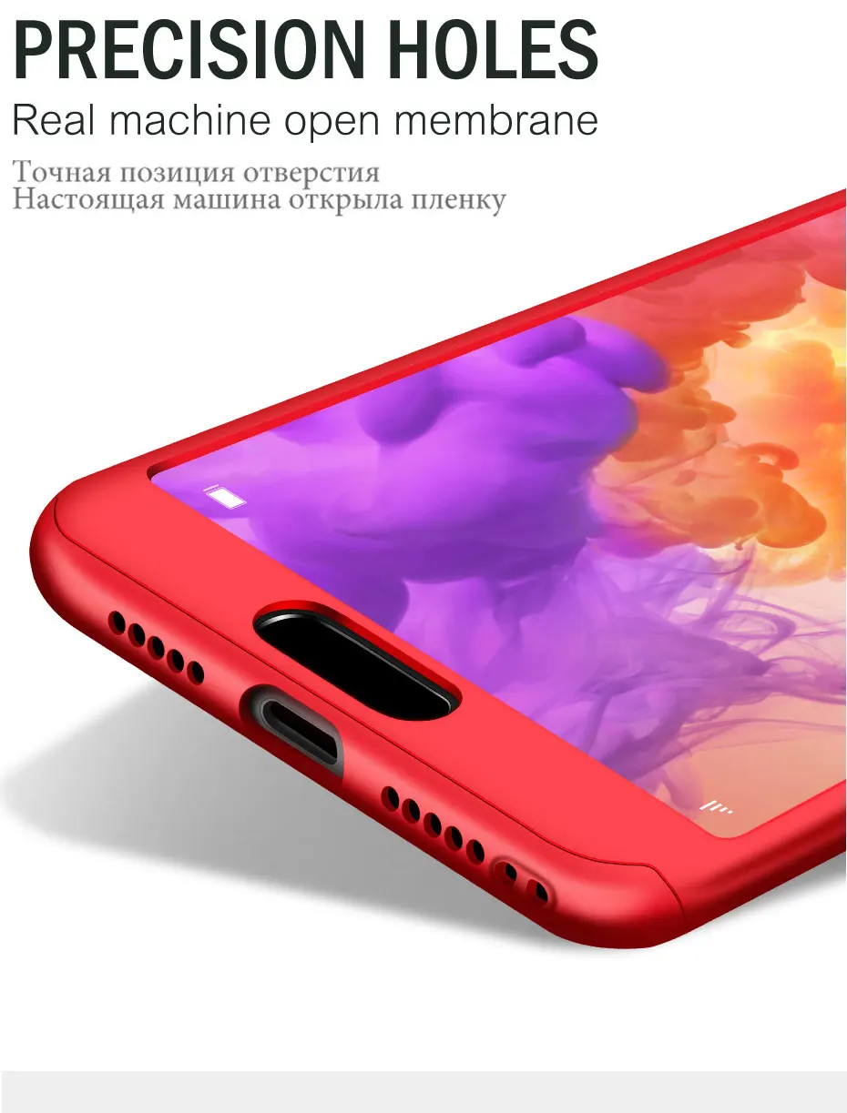 MOUSEMI Hard Case For Huawei P20 Lite Back Cover 360 Full Body With Tempered Glass On For Huawei P20 Lite P10 Lite P10 Plus Case (10)
