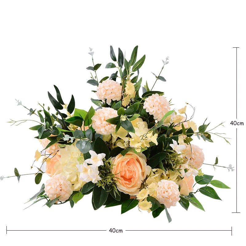 Jarown novo casamento ceterpiece flor artificial 40cm