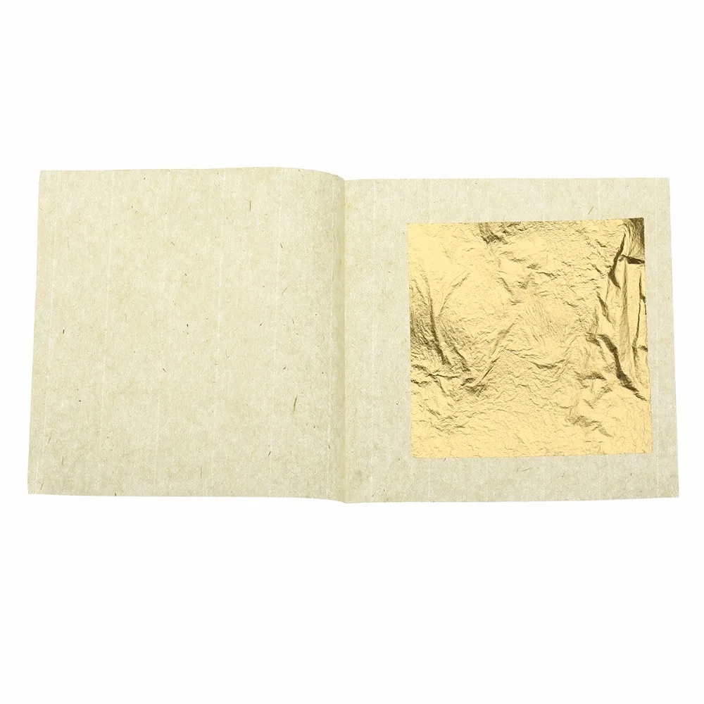 Новинка 50/100 шт. 24 K съедобная еда искусство работа Декор позолота 4 33x4 33 см|gilding|gilding