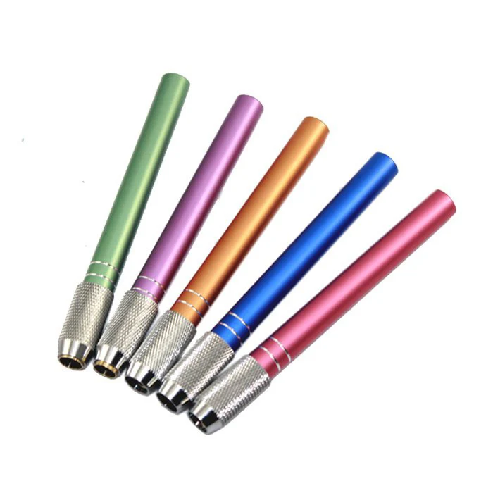 clinker Pencil Extender Sketch Pencil Extension Rod FY Black 4Pcs Metal 