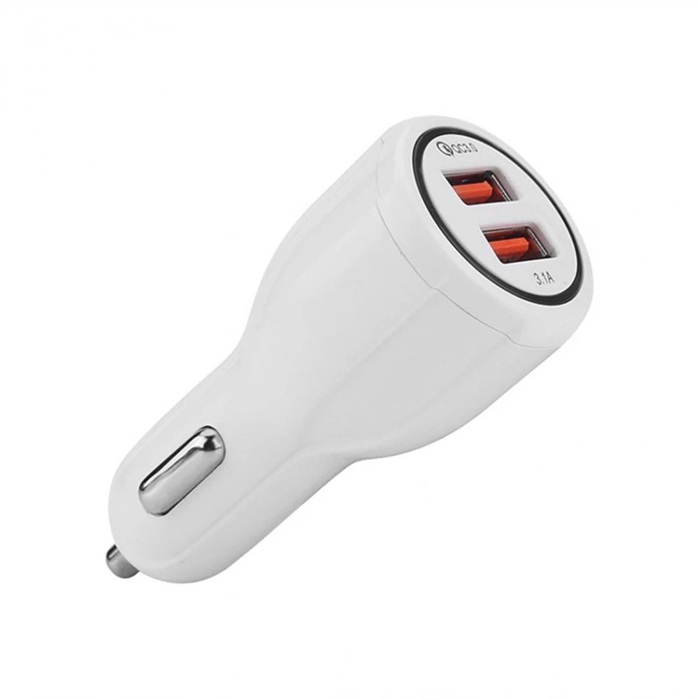 

1Pc Dual USB Type-C Car Charger Power Delivery Charging Phone Adapter Quick Chargers 3.0 For iPhone Samsung