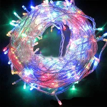 Новое поступление 100 м светодиодный красочный свет струны декоративные свадебные сказочные вечерние мерцающие гирлянды Освещение ЕС AP Litghting