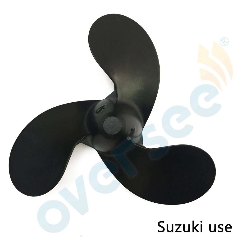 OVERSEE 58111-98452-019 Propeller 4-3/4"PITCH  For Suzuki 2HP 2.2HP 2.5HP Outboard Engine 7-1/2x4-3/4 