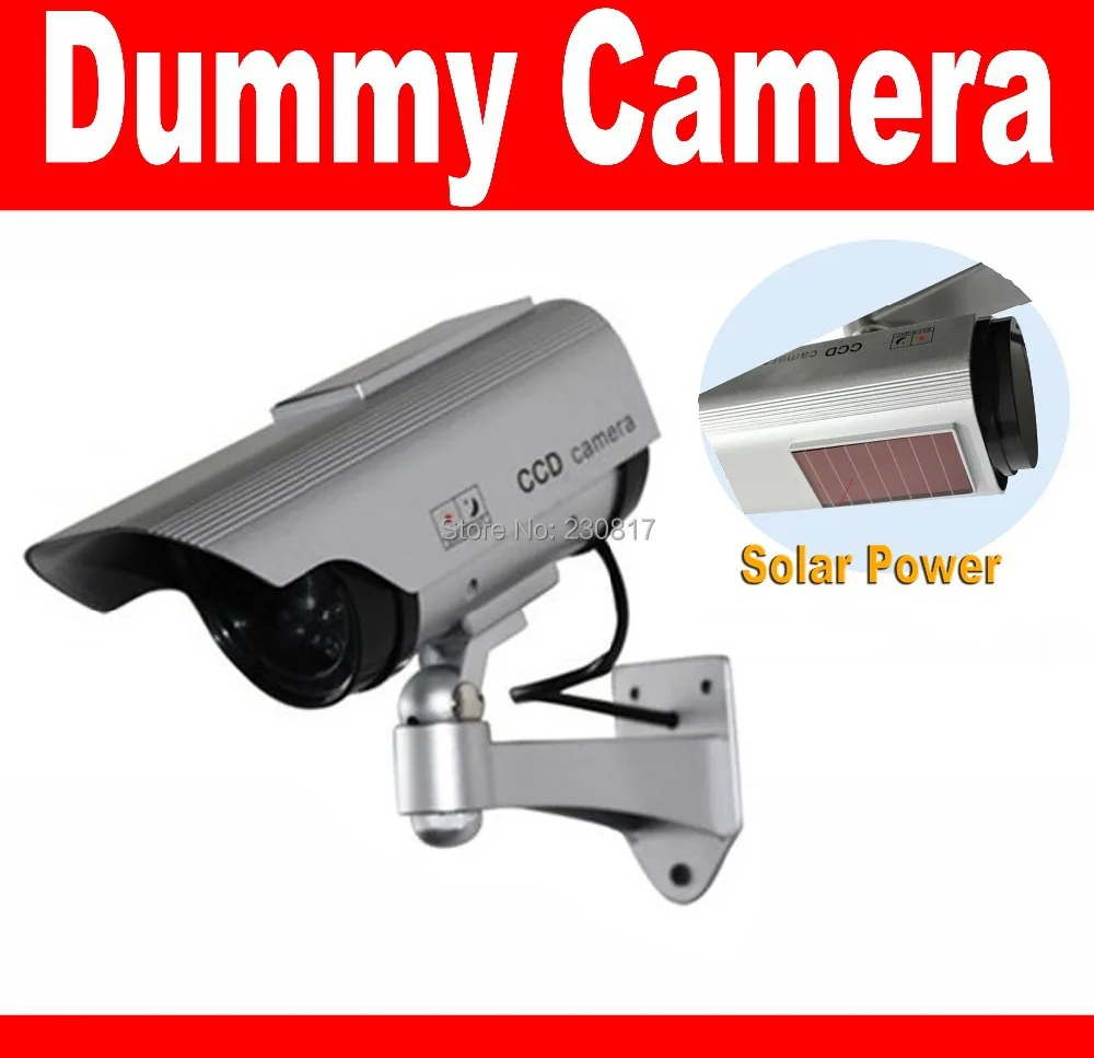 Solar Fake camera Dummy camera solar panel fake home Security Camera