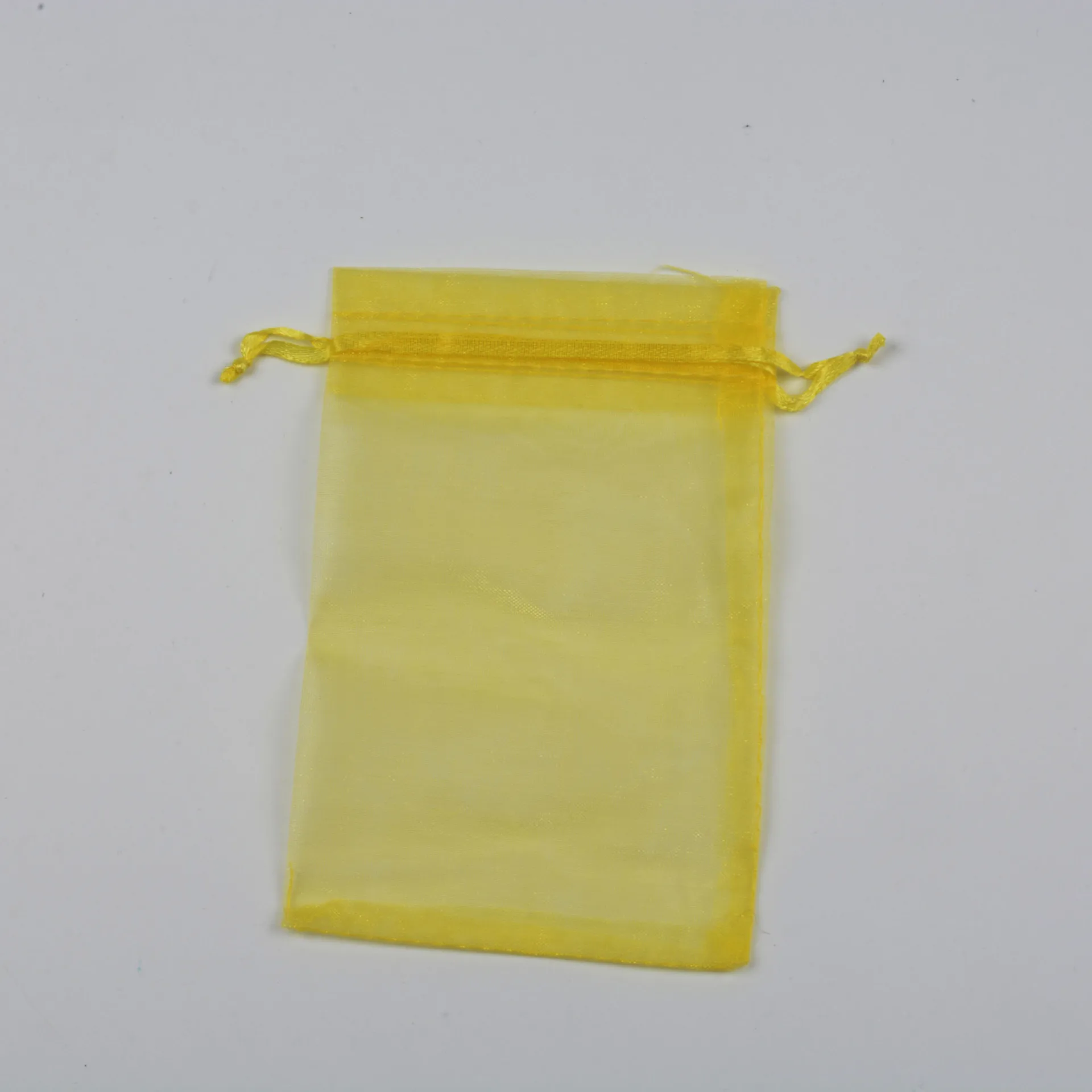 80 шт сумка Карманный Свадебный сахарный жемчуг пряжа мешочек для украшений Упаковка мешок пятна оптом 5X7 см 7X9 см 9X12 см 10x15 см - Цвет: yellow