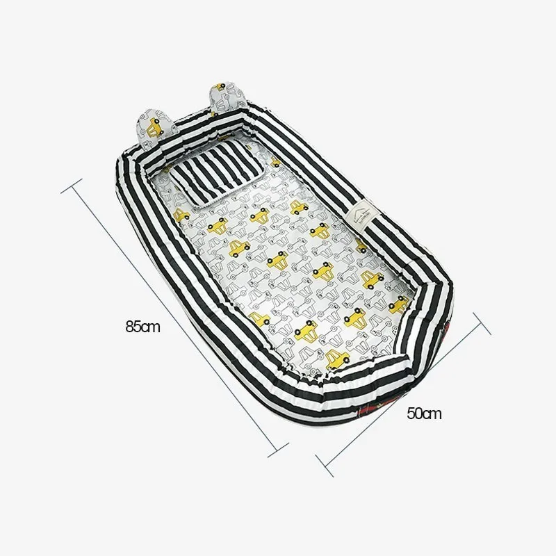CACX Новое Детское гнездо кровать или малыш размер гнездо мяты и Совы портативная кроватка Co спальное гнездо для новорожденных и малышей разборные