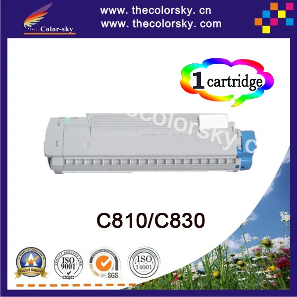 

(CS-OC810) Color compatible toner printer cartridge for OKI 44059107 44059108 C-810 C-810N C-810DN C-810CDTN (7k/7k pages)