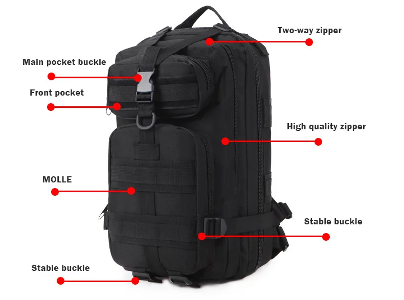 Военный тактический рюкзак мешок многофункциональный спортивная сумка Молл Тактические Камуфляж водостойкий рюкзак для Открытый