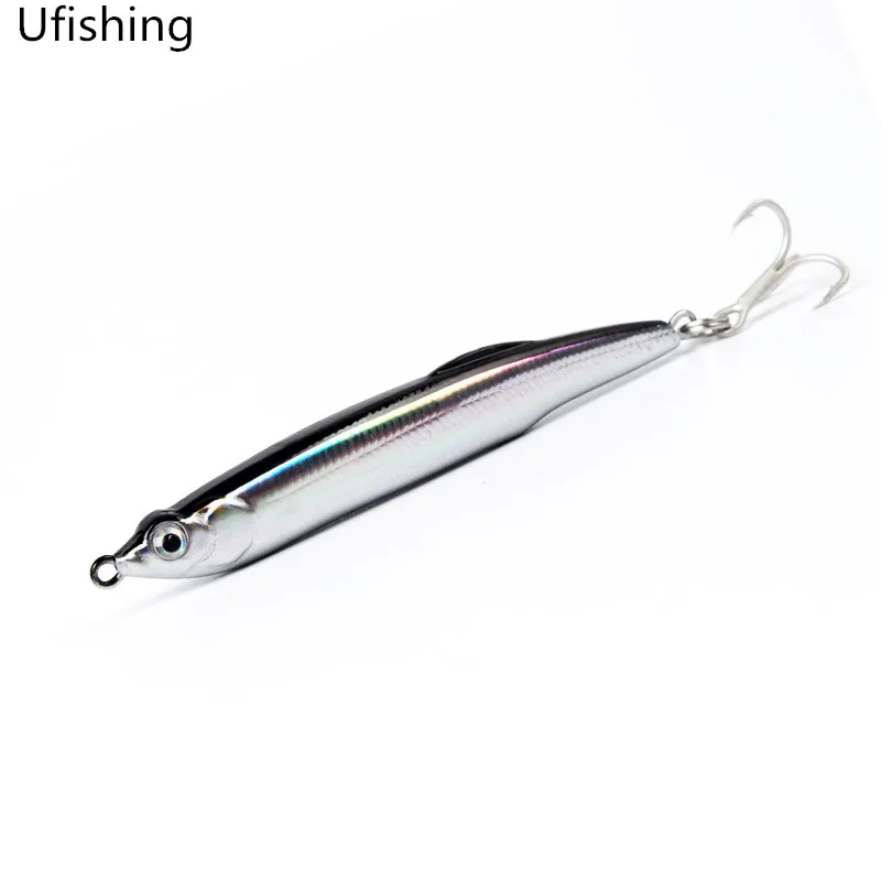 

Ufishing Bullet Shaped Pencil Lure Sinking 11g 16g Ice Fishing Lures Vibrated Hard Bait 1 Pcs/lot Quality Fishing Bait