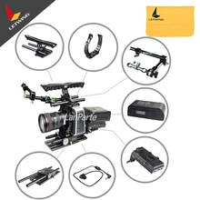 Lanparte BMCC 02 Blackmagic Cinema Camera DSLR Rig with V-mount Battery Power Supply