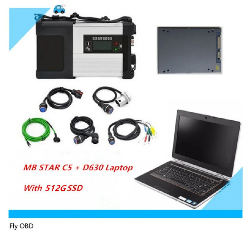 2017 Star diagnosis MB STAR C5 sd connect C5 with 2017.09 Software 240G SSD D630 laptop car diagnostics-tool for mercedes benz