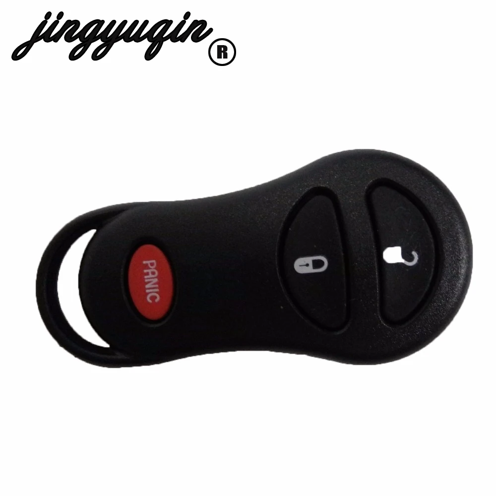 

jingyuqin Remote Key Shell Case Fob For Chrysler Voyager PT Cruiser For Dodge Ram Dakota Durango For Jeep Cherokee