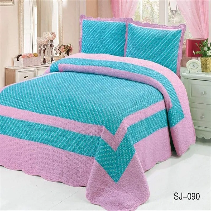 Waliicorners 100%Cotton Bedspread Queen Bed spread Bed Cover Pillowcase Sofa cover Blanket Quilt couvre lit colchas couette dessus de lit 9 090
