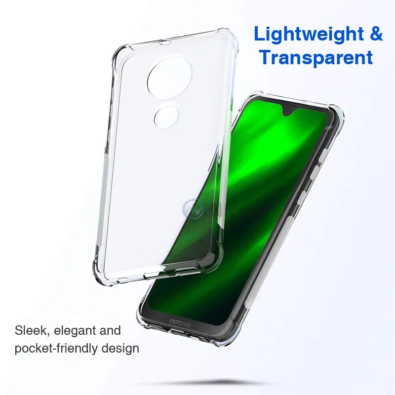 Transparent TPU Case for Motorola G7 plus z3 g6 Clear Phone Case for MOTO One power P30 Soft Silicone Phone Back Cover phone case phone protector cover
