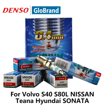 

DENSO Car Spark Plug For Volvo S40 S80L NISSAN Teana Hyundai SONATA Double Iridium VFKH20