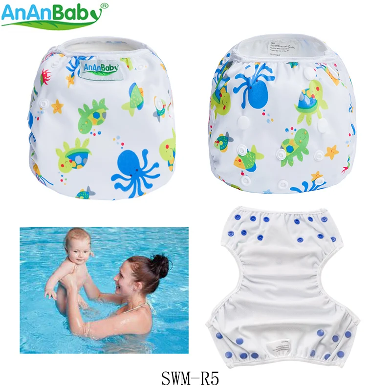 2018 Waterproof Adjustable Swim Diaper Pool Pant Reusable Washable