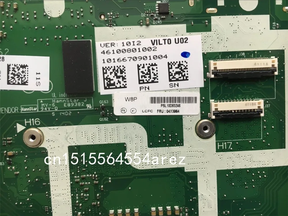 Original laptop Lenovo ThinkPad T440s motherboard mainboard i7
