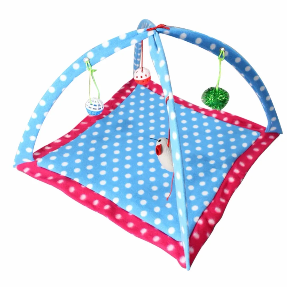 2018 Cat Toys Pet Cat Play Tent Bed Funny Colorful Toys Kitten Pad Cushion Exercise Gift folding tent bed toy bed for pets 2018 Cat Toys Pet Cat Play Tent Bed Funny Colorful Toys Kitten Pad Cushion Exercise Gift folding tent bed toy bed for pets