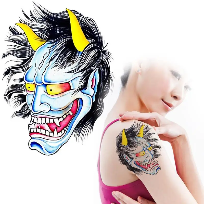 Blue Devil Original Tattoo Totem Arm Fashion Temporary ...