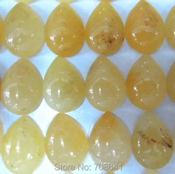 

12x16mm New teardrop Dome Orange Aventurine stone CABs Cabochons Stone Back Flat DIY Jewelry Findings Wholesale