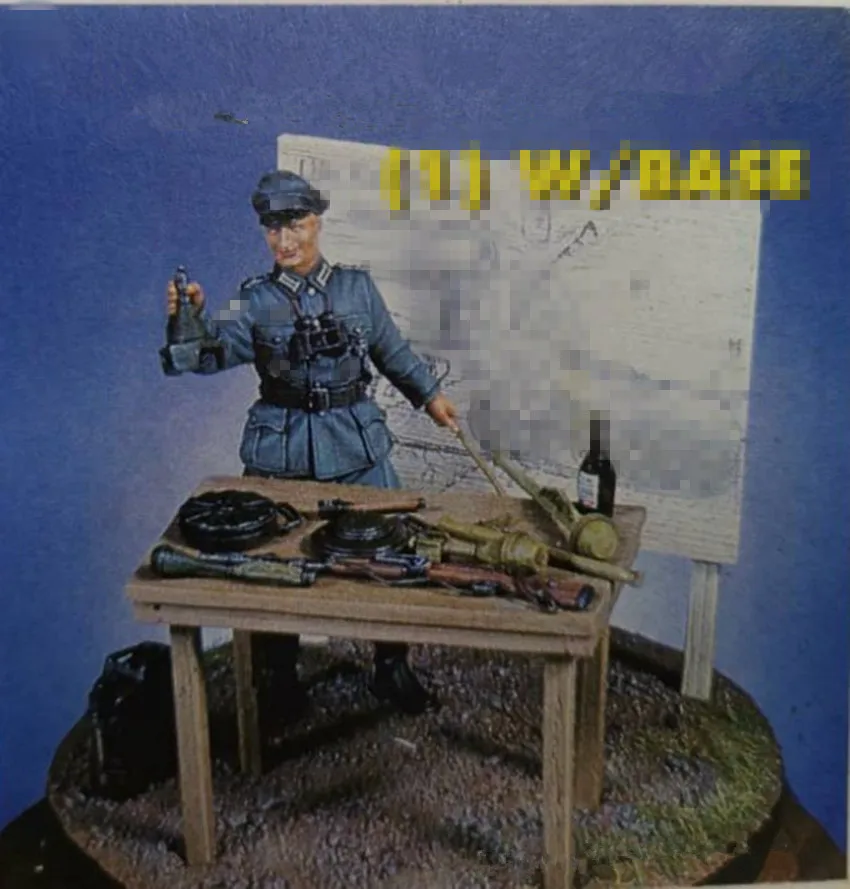 

1/35 Resin Figure Model Kit Unassambled Unpainted //937(with base and table)