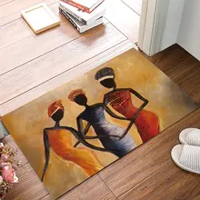 Африканские женские дверные коврики для кухни, пол для ванной, входной ковер влагопоглощающий коврик для помещений, декор для ванной, коврики