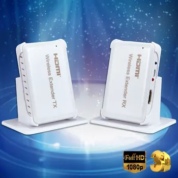 

New HDMI Wireless Extender Transmit up to 30M Support HDMI 1.4 HDCP 1.4 3D 1080P Compatible with HDMI devices HDTV