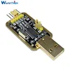 CH340 Module Instead Of PL2303 , CH340G RS232 to TTL Module Upgrade USB to Serial Port In Nine Brush Small Plates Golden ► Photo 1/6