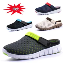 Повседневные сандалии унисекс; модная обувь из дышащего сетчатого материала; летние мужские сандалии; недорогие мужские шлепанцы; сандалии; прогулочная обувь