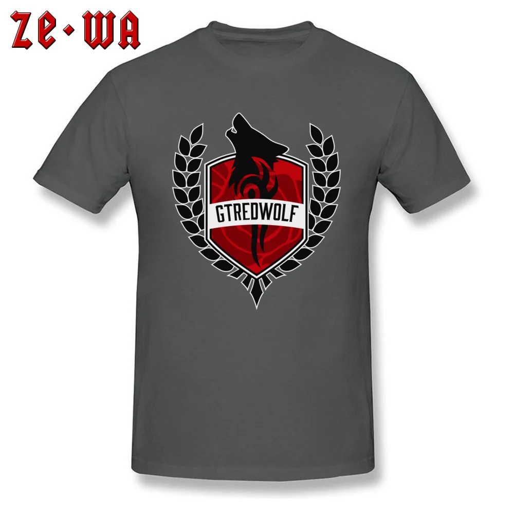 GTRedWolf Custom T Shirts for Men 100% Cotton Summer Fall T Shirt Birthday T Shirts Short Sleeve Plain O Neck Wholesale GTRedWolf  carbon