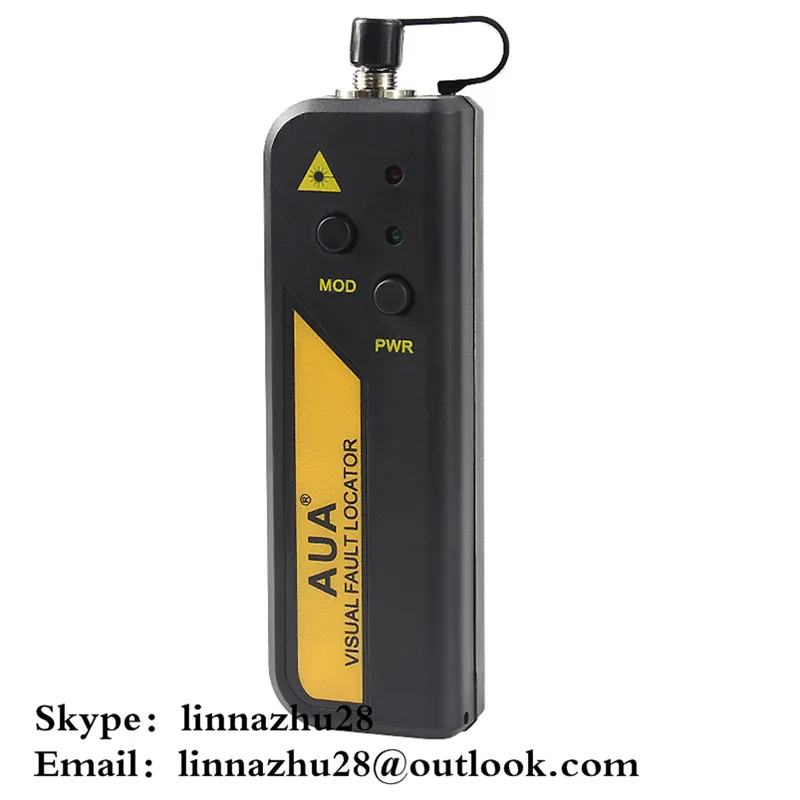 

1mw Red Laser Light Fiber Optic Cable Tester LC/SC/FC/ST Connector Cable Laser Optical Fiber Tester 1-5KM