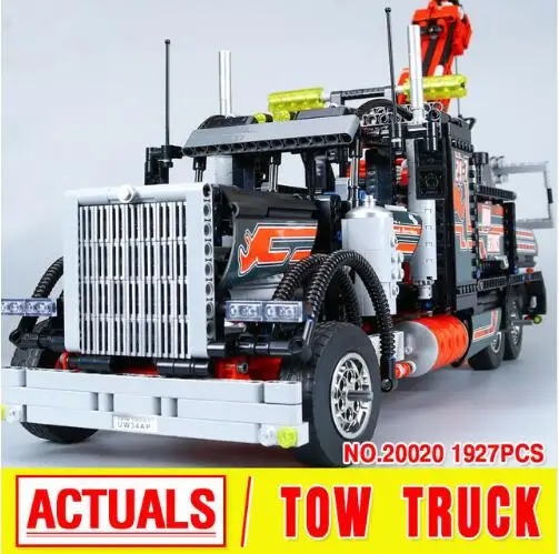 

Lepin 20020 Technic Mechanical Ultimate Series The American Style Heavy Container Trucks Set 8285 Building Blcoks Bricks Toys