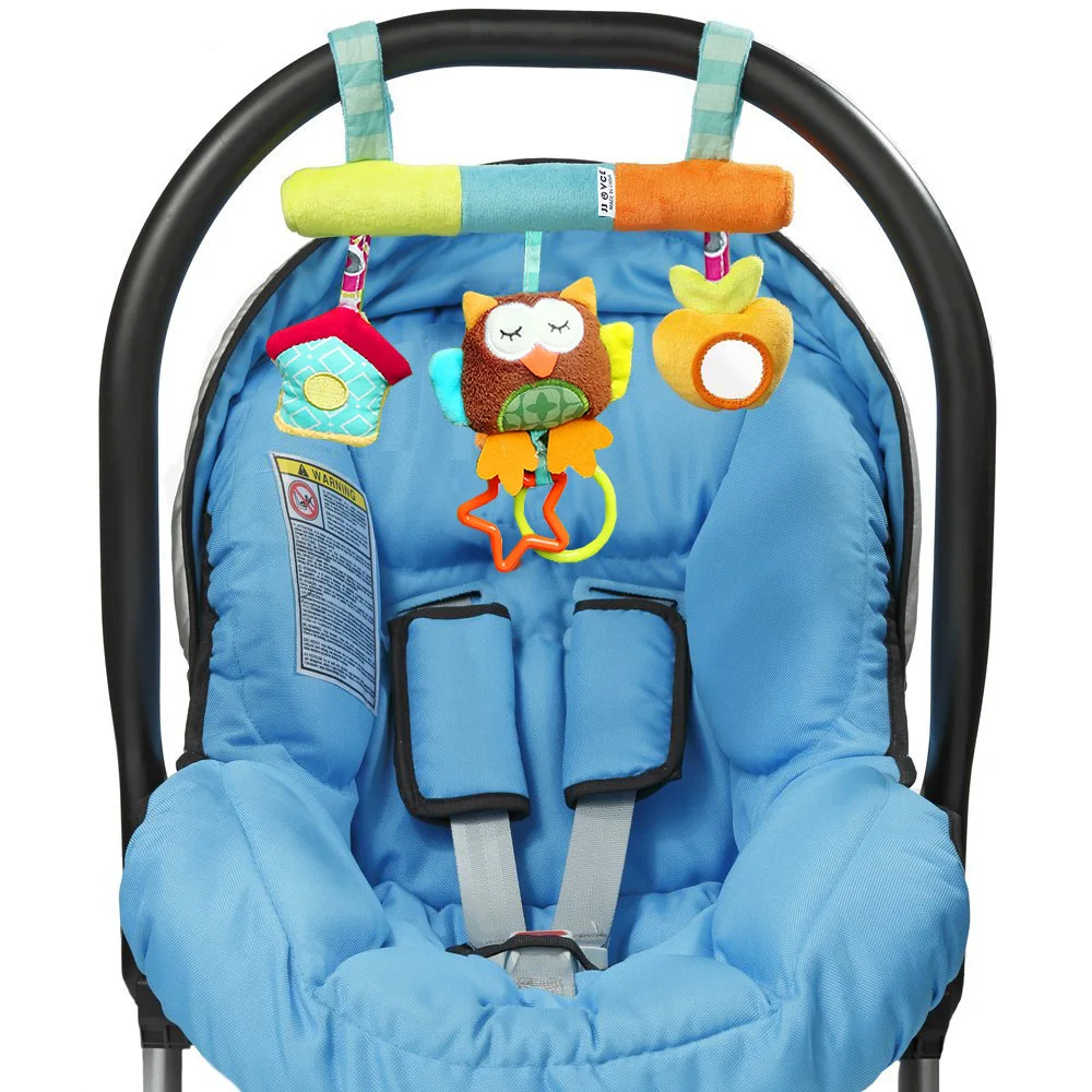 New Infant Rattle Toy Soft Plush Rattling Toy For Baby Stroller Plush