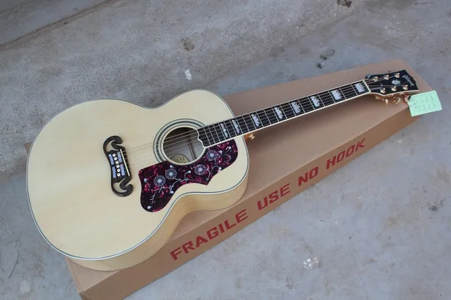 Best price at $226 Cheap Free shipping M-D Load FISHMAN EQ Spruce solid board top and rosewood body back and side OEM Acoustic Guitar