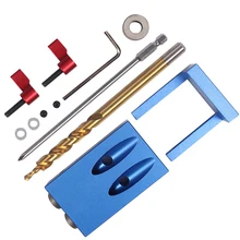 Mini Kreg Style Pocket Hole Jig Kit System For Wood Working & Joinery + Step Drill Bit & Accessories Wood Work Tool Set With Box Mini Kreg Style Pocket Hole Jig Kit System For Wood Working & Joinery + Step Drill Bit & Accessories Wood Work Tool Set With Box