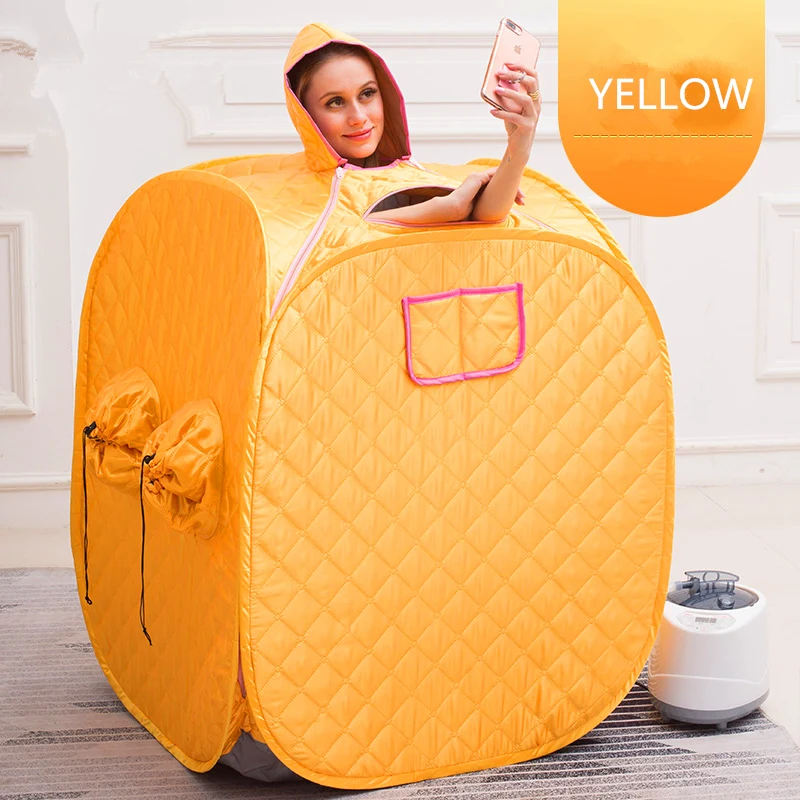  STEAM SAUNA BATH Home Sauna 4L 2KW 220V Steam Life Cabin Portable Sauna Therapy Detox Lose Weight D