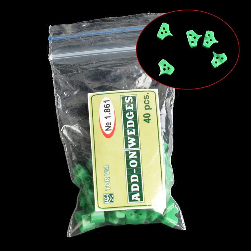 

160pcs Dental Silicone Add On Wedges Rubber TOR VM No 1.861 Delta Ring Tine Dentistry Lab Material Dentist Tools