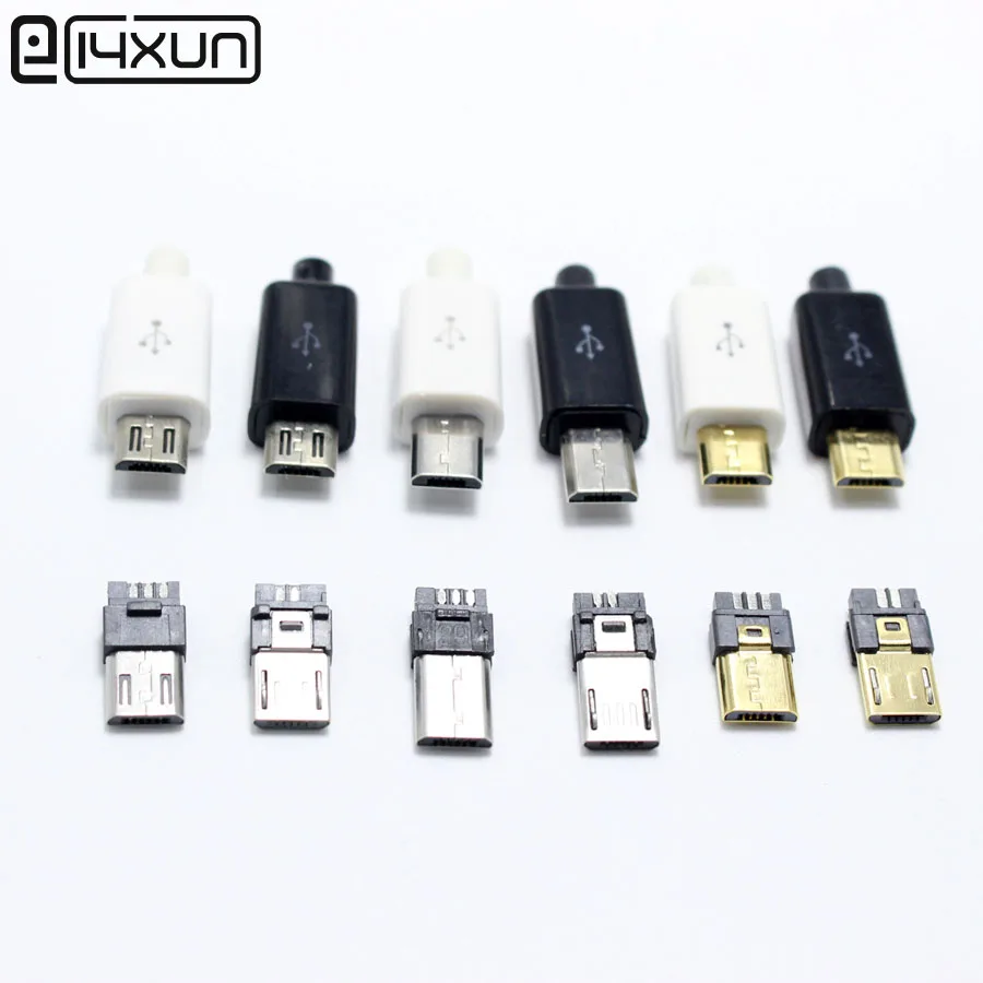 10 комплектов микро USB 5PIN сварочный тип штекер коннекторы зарядное устройство 5 P