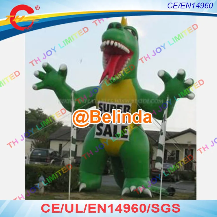 

Free air shipping to door, attractive inflatable dinosaur ,giant customized advertising inflatable dinosaur model